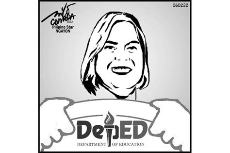 sara duterte editorial cartooning|DepEd launches 'Catch.